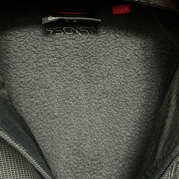 𝅺spyder Core Sweater Gray/Black Full-Zip Mid-Weight Jacket - Picture 3 of 8